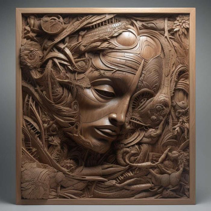 نموذج ثلاثي الأبعاد لآلة CNC 3D Art 